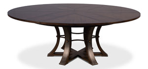 Tower Jupe Dining Table, Lg,Burnt Brown
