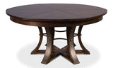 Tower Jupe Dining Table, Lg,Burnt Brown