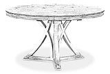 Casual Jupe Dining Table - Small - Burnt Brown