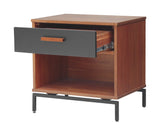 Bellevue End Table 1 Drawer Monterey Brown