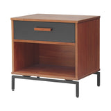 Bellevue End Table 1 Drawer Monterey Brown