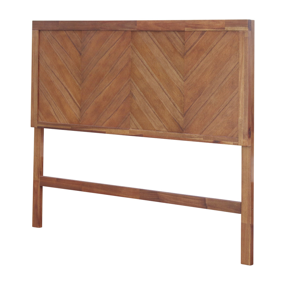 Piero Chevron Queen Headboard Monterey Brown