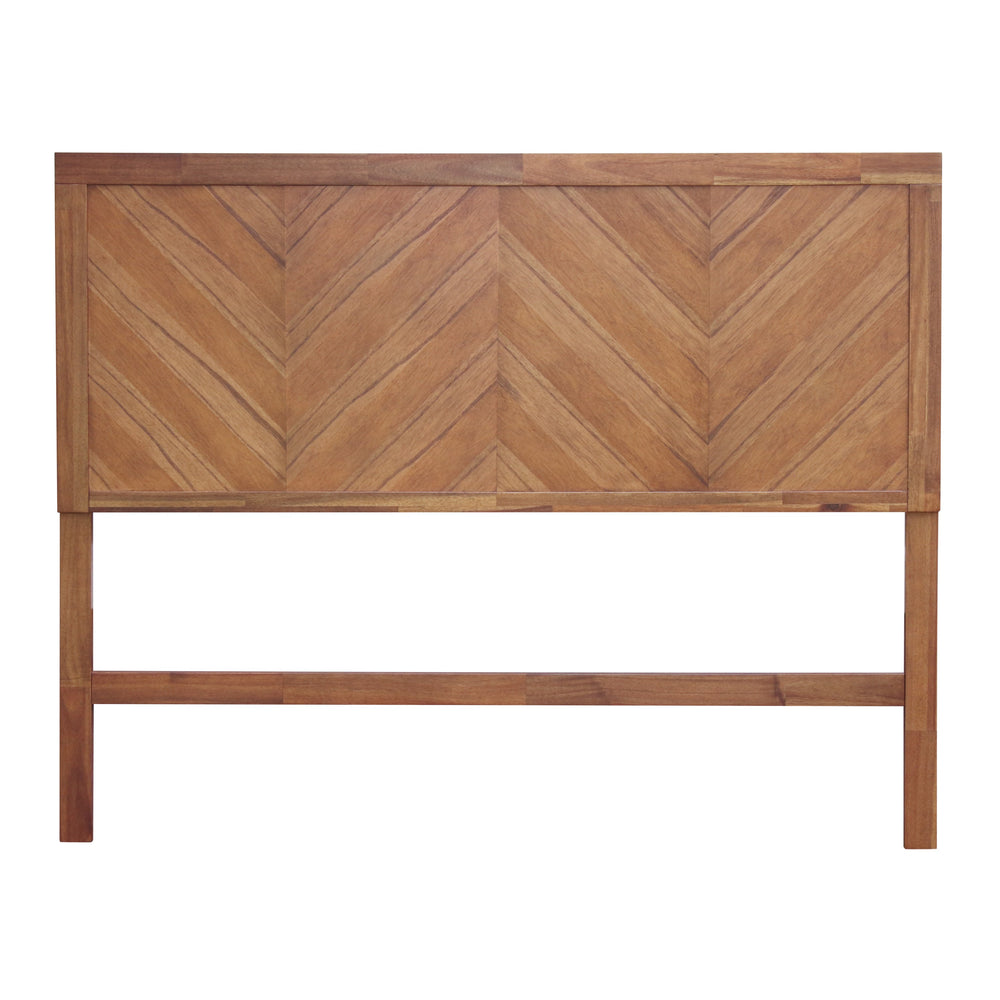 Piero Chevron Queen Headboard Monterey Brown