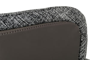 VIG Furniture Modrest Cora - Modern Grey Fabric & Leatherette Dining Chair VGCSCH-19005-GRY-DC