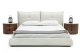 VIG Furniture Modrest Patrick - Modern White Leather Bed VGKKB-75X-BED