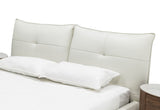 VIG Furniture Modrest Patrick - Modern White Leather Bed VGKKB-75X-BED