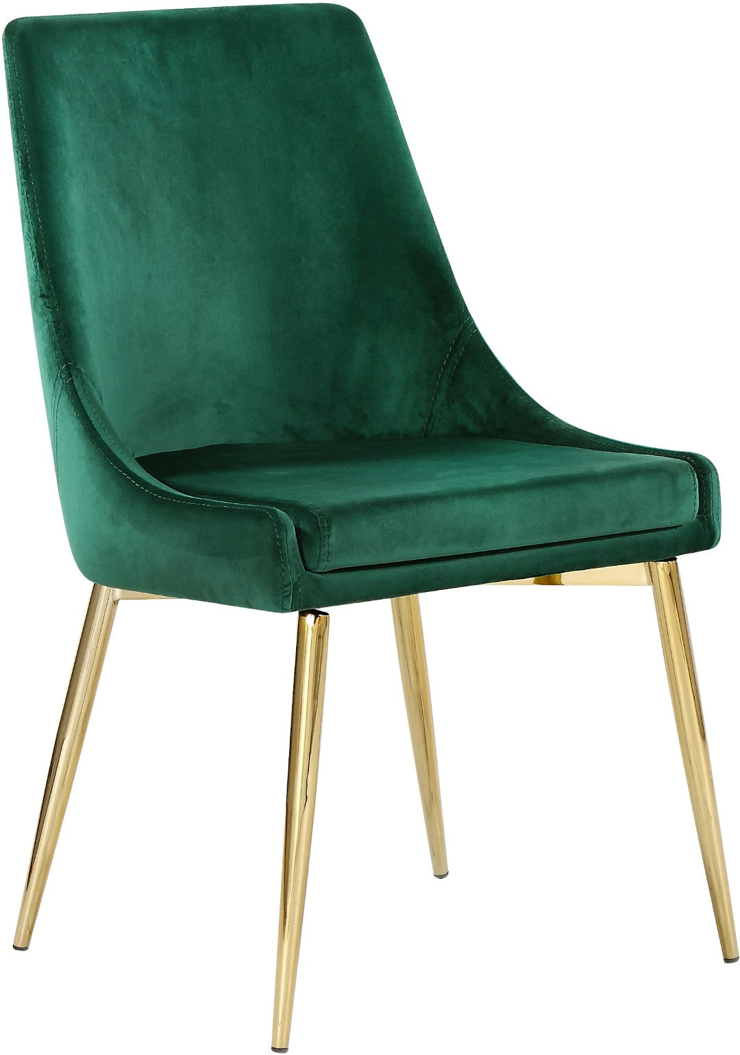 Karina Velvet Dining Chair - Thumbnail 4