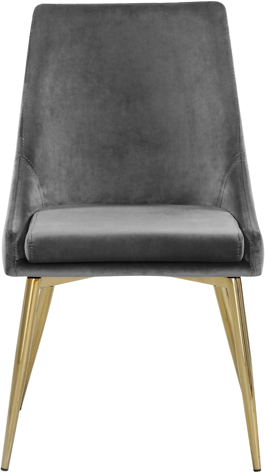Karina Velvet Dining Chair - Thumbnail 5