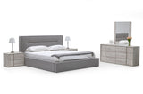 VIG Furniture Nova Domus Juliana - Italian Modern Grey Upholstered Bed VGACJULIANA-GRY-BED