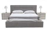 VIG Furniture Nova Domus Juliana - Italian Modern Grey Upholstered Bed VGACJULIANA-GRY-BED