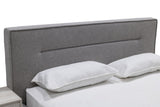 VIG Furniture Nova Domus Juliana - Italian Modern Grey Upholstered Bed VGACJULIANA-GRY-BED