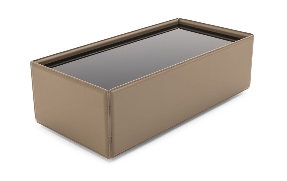 VIG Furniture Modrest Vargas - Modern Beige Leatherette Coffee Table VGWCE320A-BEI-CT