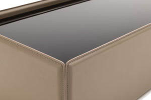 VIG Furniture Modrest Vargas - Modern Beige Leatherette Coffee Table VGWCE320A-BEI-CT