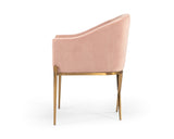 VIG Furniture Modrest Mancos - Modern Pink Velvet Accent Chair VGMFOC-296-PK-CH