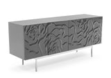 VIG Furniture Modrest Gwen - Modern Grey High Gloss Buffet VGVCG2007-GS-GRY-BUF