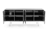 VIG Furniture Modrest Gwen - Modern Grey High Gloss Buffet VGVCG2007-GS-GRY-BUF