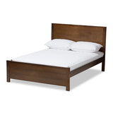 Catalina Modern Classic Mission Style Brown-Finished Wood Full Platform Bed