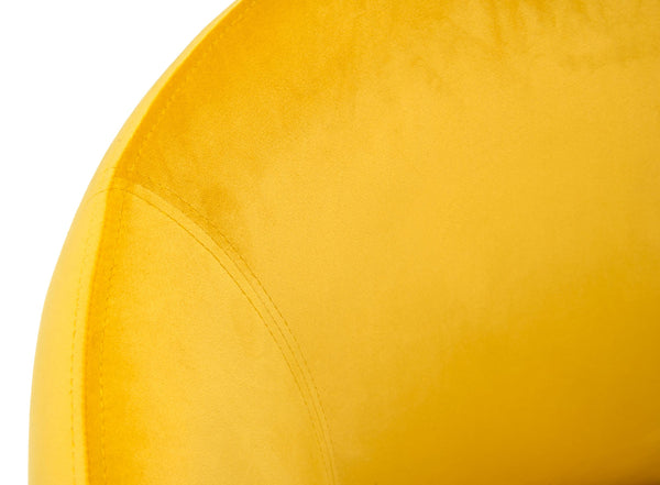 VIG Furniture Modrest Luzerne - Modern Yellow Velvet Dining Chair VGYFDC1041-YEL-DC