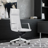 Modrest Gorsky - Modern White High Back Executive Office Chair