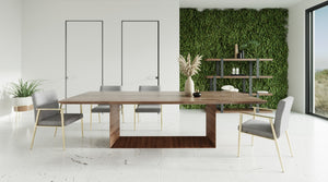 VIG Furniture Modrest Channa - Modern Walnut Dining Table VGBBMI2006T-WAL-DT