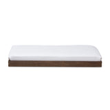 Baxton Studio Payton Modern and Contemporary Brown-Finished Twin Trundle