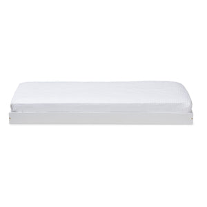 Baxton Studio Payton Modern and Contemporary White-Finished Twin Trundle