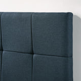 Intercon Devlin Modern Contemporary Upholstered King Bed UB-BR-DVLKNG-DEN-C UB-BR-DVLKNG-DEN-C
