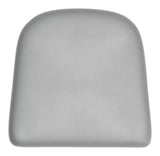 Zuo Modern Elio 100% Leather, Foam Modern Commercial Grade Cushions Gray 100% Leather, Foam