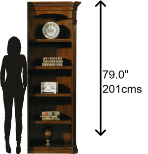 Hekman Furniture 79165 Executive Right Pier Bookcase 79165