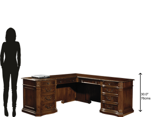 Hekman Furniture 79167 L-Desk 79167