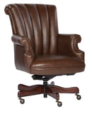 Hekman Furniture 79251C Executive Leather Chair-Coffee 79251C