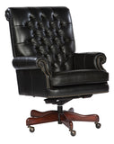 79253B Executive Leather Chair-Black