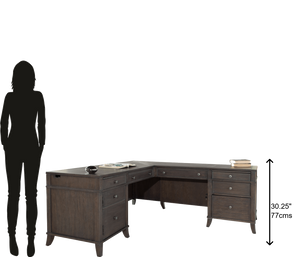 Hekman Furniture 79327 Executive L-Desk 79327