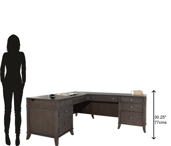 Hekman Furniture 79327 Executive L-Desk 79327