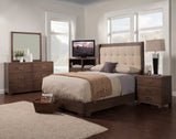 Alpine Furniture Savannah Mirror, Pecan 1100-06 Pecan Plantation Mahogany Solids & Okoume Veneer 42 x 1.5 x 37