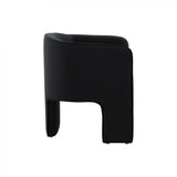 VIG Furniture Modrest Kyle Modern Black Velvet Accent Chair VGRH-AC-235-BLACK-CH VGRH-AC-235-BLACK-CH