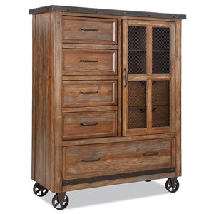 Intercon Taos Bedroom Rustic Taos Gentleman's Chest TS-BR-3505GC-CYB-C TS-BR-3505GC-CYB-C
