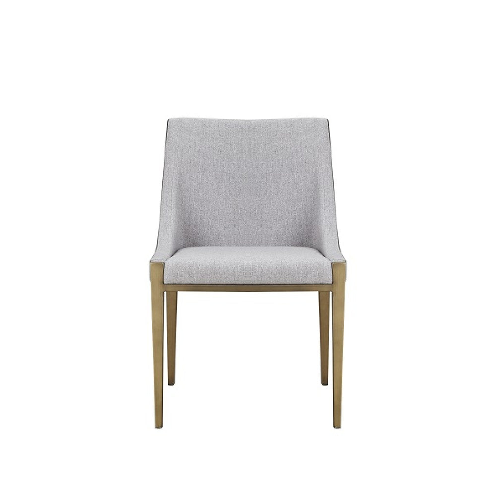VIG Furniture Modrest Fairview - Modern Grey & Brass Dining Chair VGGA-6947CH-GRY-B-DC VGGA-6947CH-GRY-B-DC