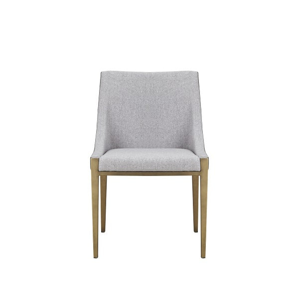 VIG Furniture Modrest Fairview - Modern Grey & Brass Dining Chair VGGA-6947CH-GRY-B-DC VGGA-6947CH-GRY-B-DC