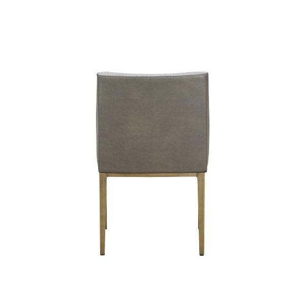 VIG Furniture Modrest Fairview - Modern Grey & Brass Dining Chair VGGA-6947CH-GRY-B-DC VGGA-6947CH-GRY-B-DC