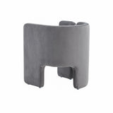 VIG Furniture Modrest -Tirta Modern Grey Accent Chair VGRH-AC-234-L-GREY-CH VGRH-AC-234-L-GREY-CH