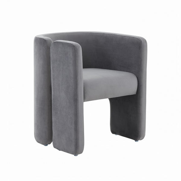 VIG Furniture Modrest -Tirta Modern Grey Accent Chair VGRH-AC-234-L-GREY-CH VGRH-AC-234-L-GREY-CH