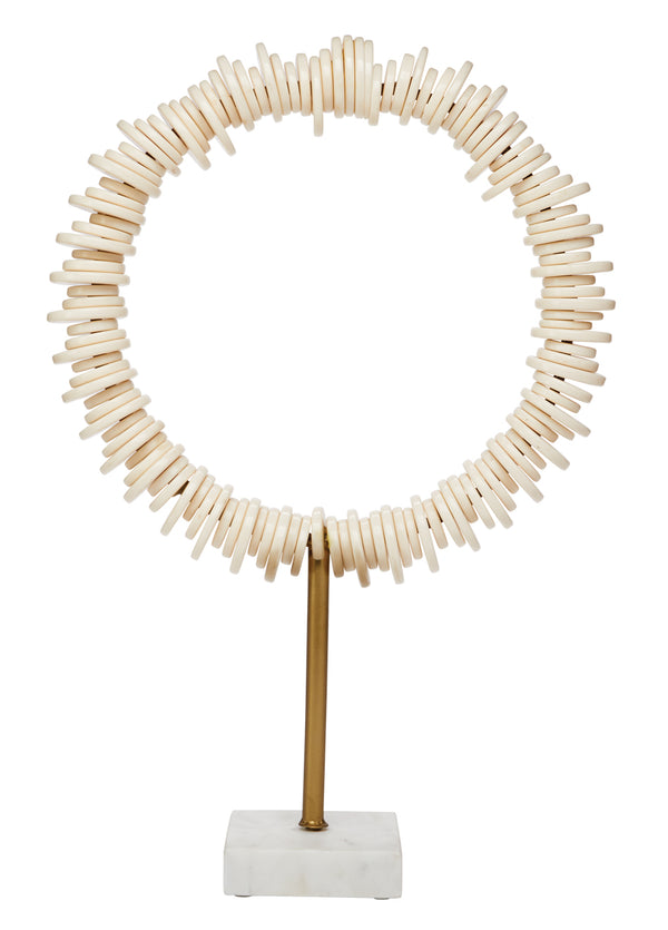 Jamie Young Co. Arena Ring Sculptures (Set of 2) 7AREN-CREAM
