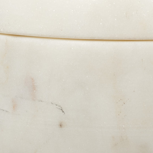 Jamie Young Co. Bennett Large Storage Bowl w/ Lid 7BENN-LGWH