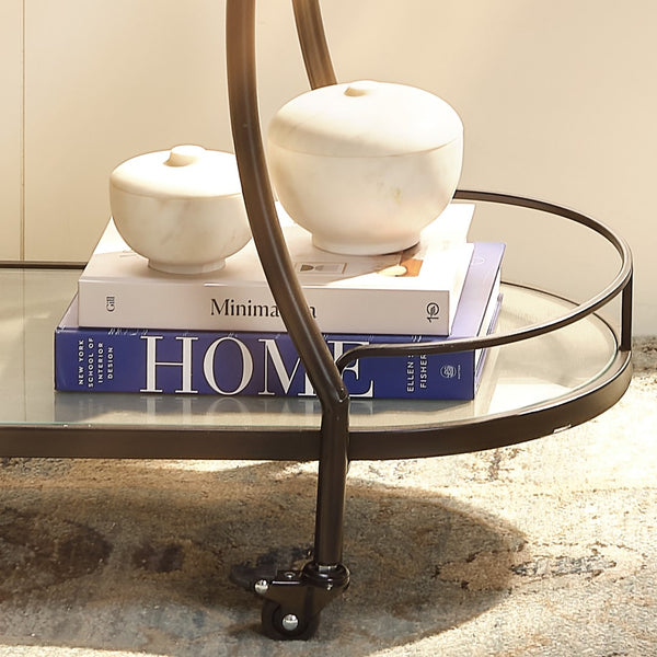 Jamie Young Co. Bennett Small Storage Bowl w/ Lid 7BENN-SMWH