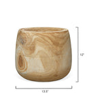 Jamie Young Co. Brea Wooden Vase 7BREA-VAWD