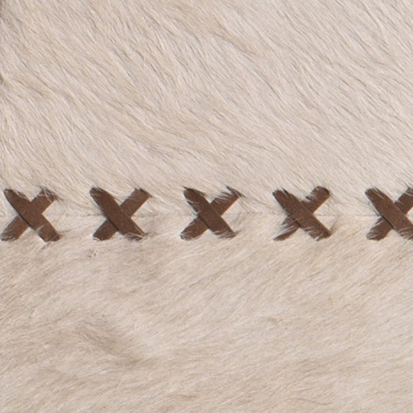 Jamie Young Co. Round Cross Stitch Mirror 7CROS-LGWH