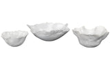 Jamie Young Co. Fleur Ceramic Bowls (set of 3) 7FLEU-BOWH