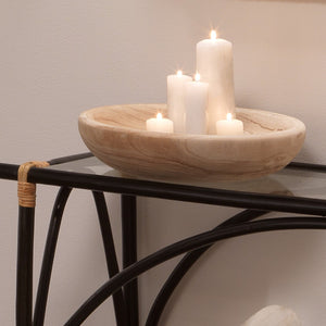 Jamie Young Co. Laurel Wooden Bowl 7LAUR-SMWD