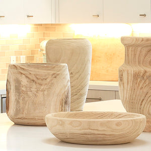 Jamie Young Co. Laurel Wooden Bowl 7LAUR-SMWD